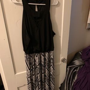 Plus size long dress